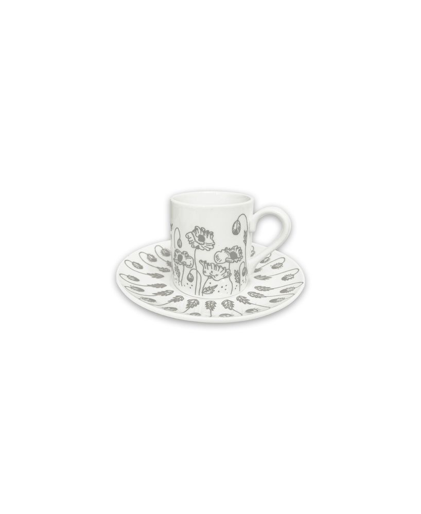 Tasses et mugs - TASSES À CAFÉ COQUELICOTS | Vaisselle - ZENOBIE
