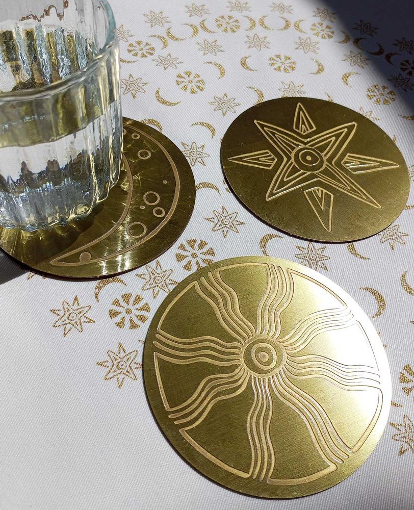 Assiettes au quotidien - ASTRES | Sous-verres - ZENOBIE
