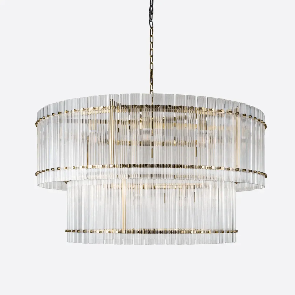 Ceiling lights - Grande Double San Francisco Chandelier - PURE WHITE LINES EUROPE