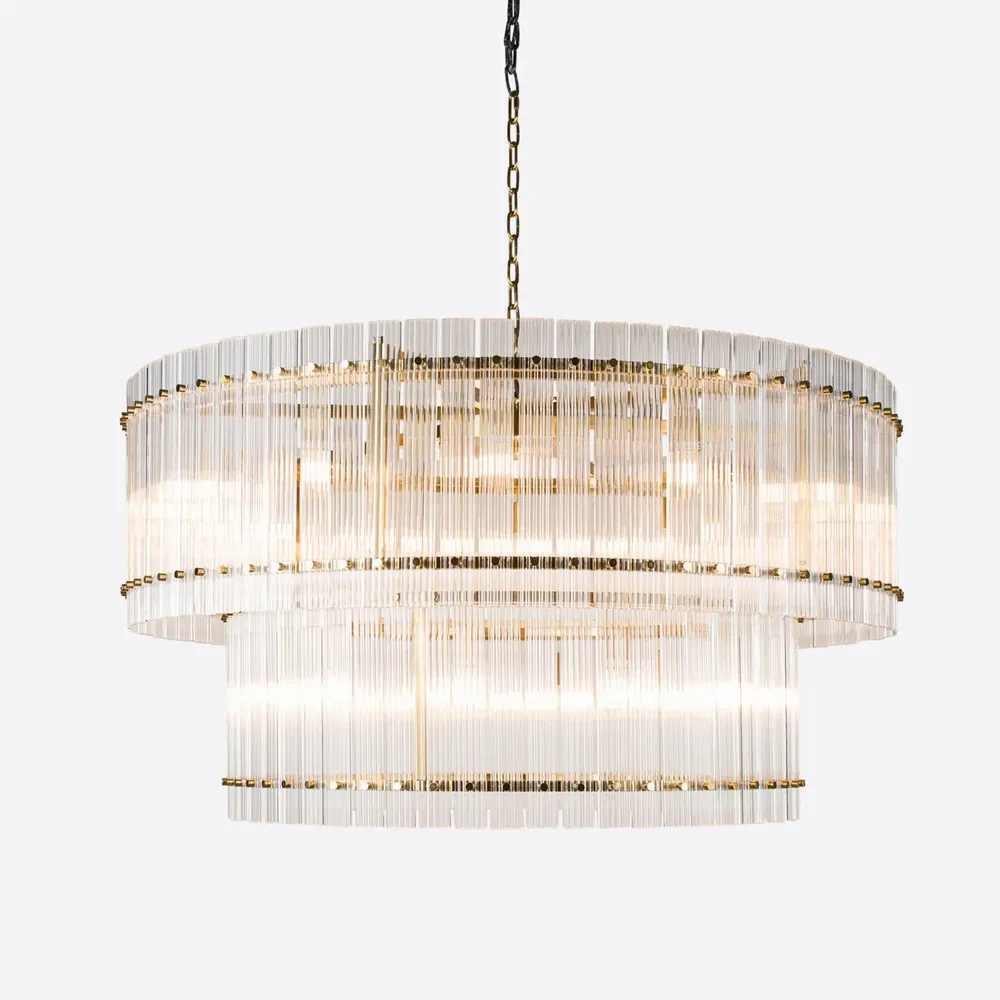 Ceiling lights - Grande Double San Francisco Chandelier - PURE WHITE LINES EUROPE