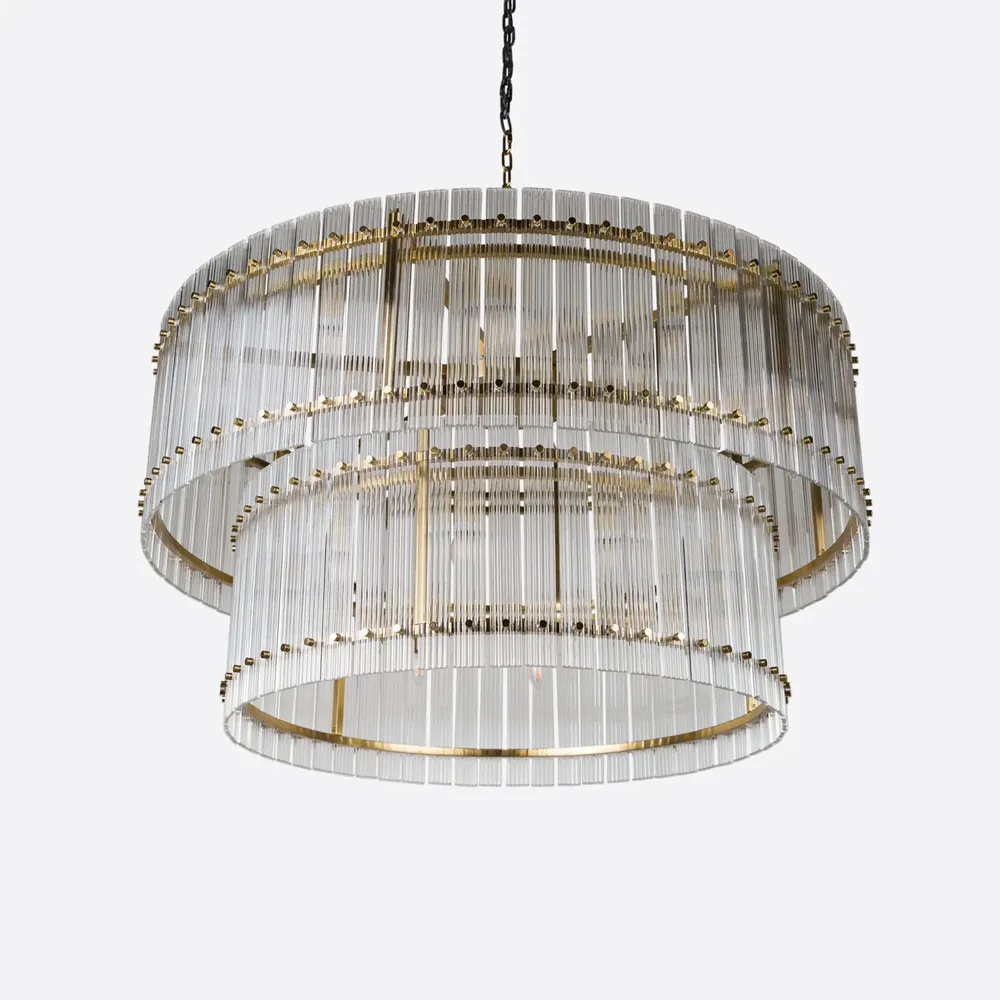 Ceiling lights - Grande Double San Francisco Chandelier - PURE WHITE LINES EUROPE