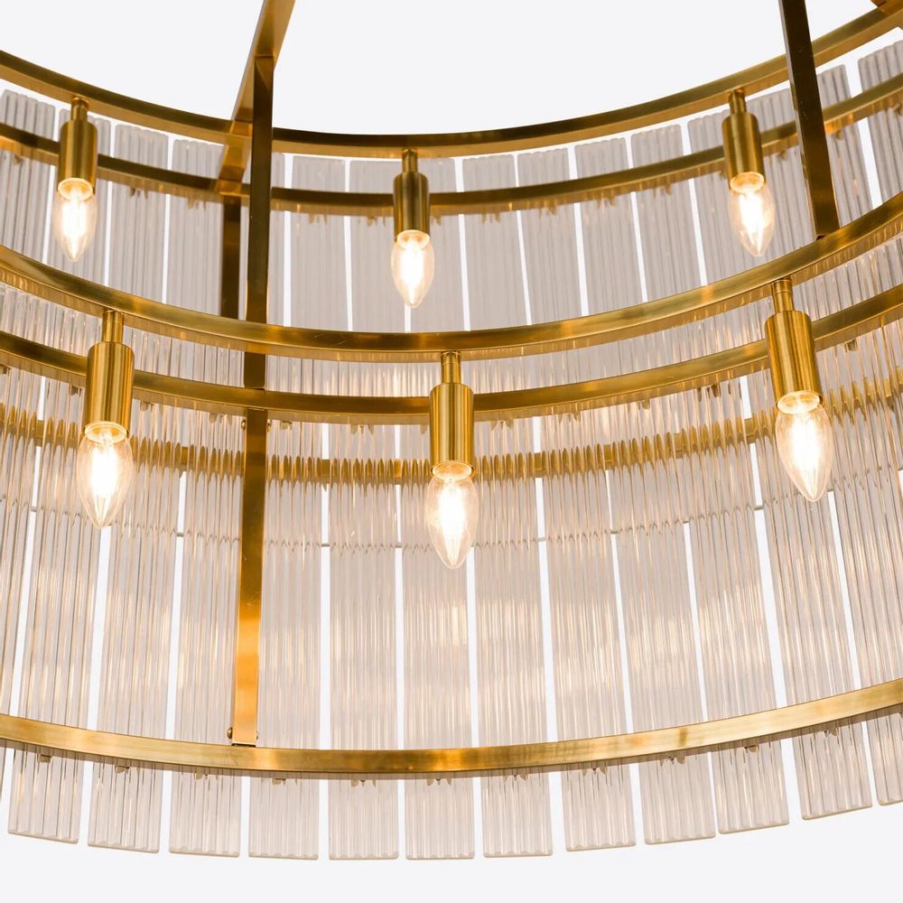 Plafonniers - Grand lustre double San Francisco - PURE WHITE LINES EUROPE