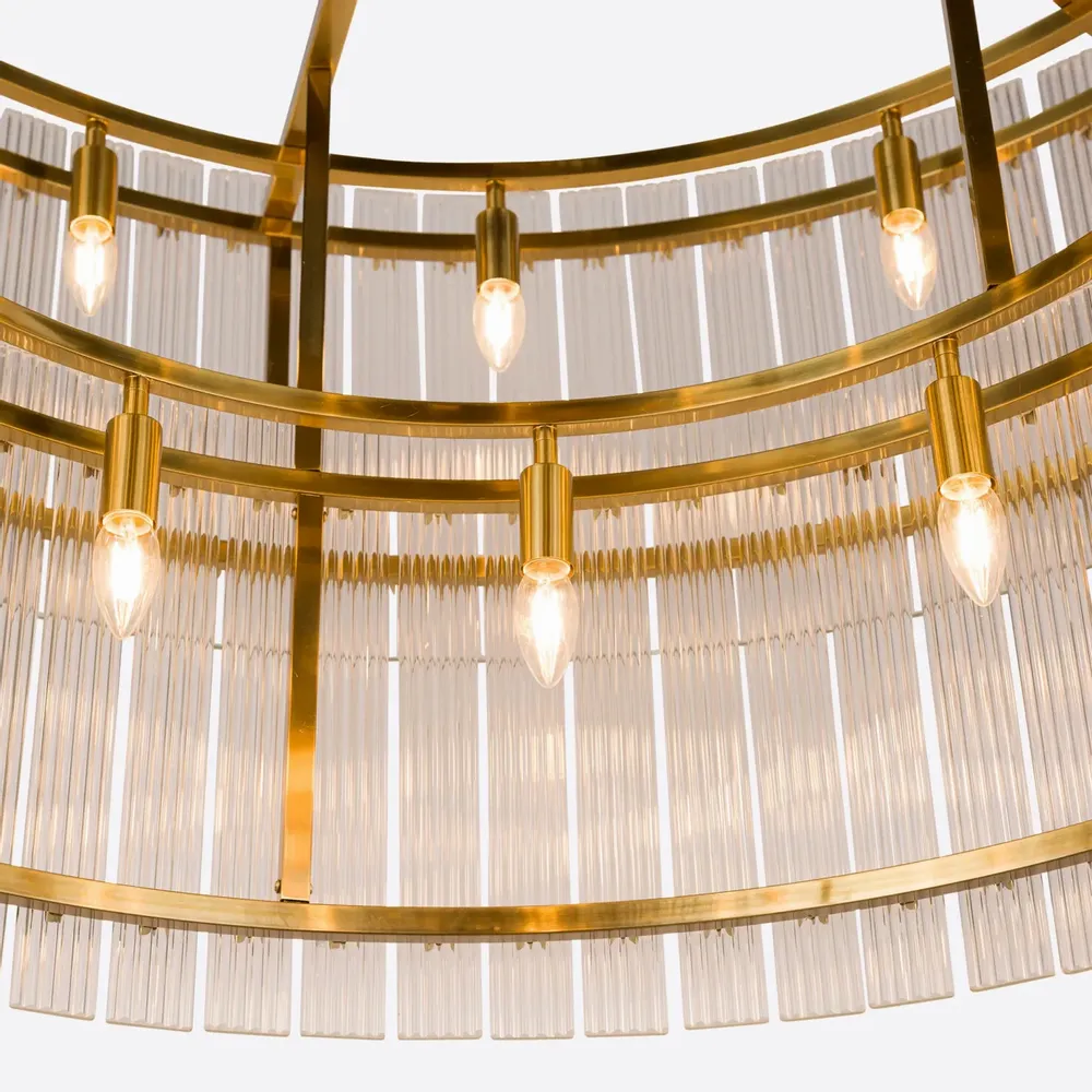 Ceiling lights - Grande Double San Francisco Chandelier - PURE WHITE LINES EUROPE