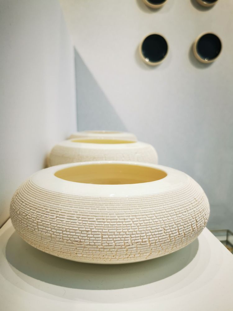 Platter and bowls - Frisson vase - MARION RICHAUME