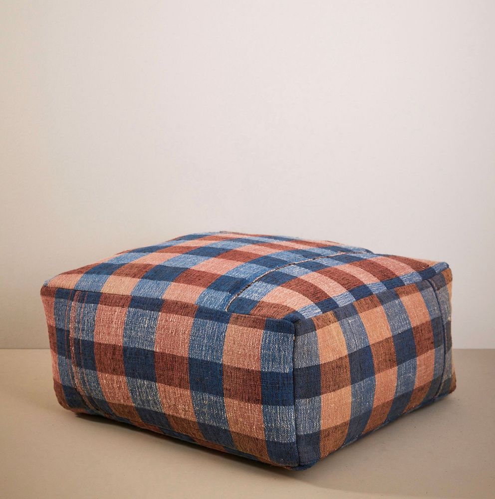 Coussins - Pouf vintage tissé à la main - Pièces uniques - STUDIO AUGUSTIN