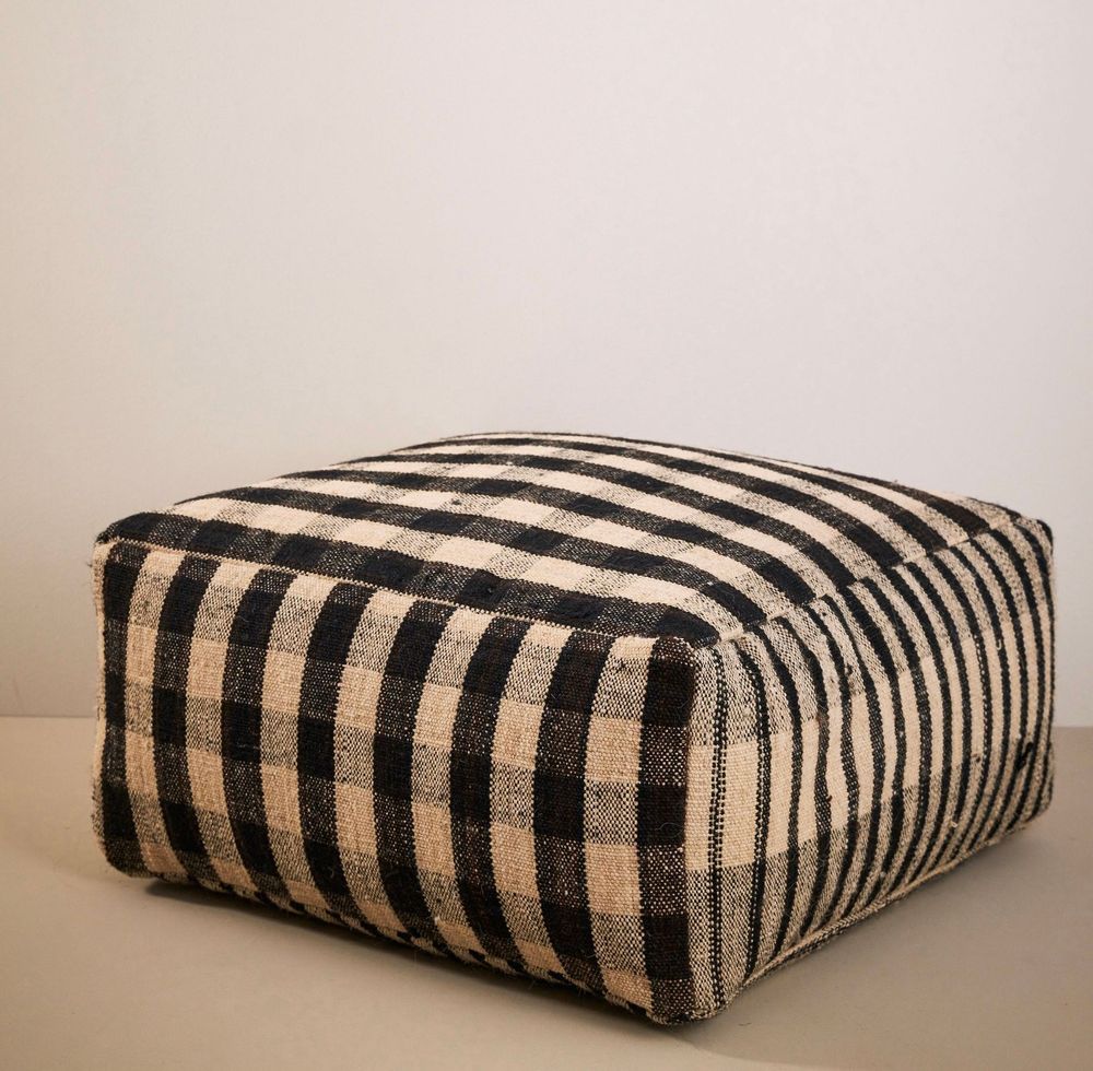 Coussins - Pouf vintage tissé à la main - Pièces uniques - STUDIO AUGUSTIN