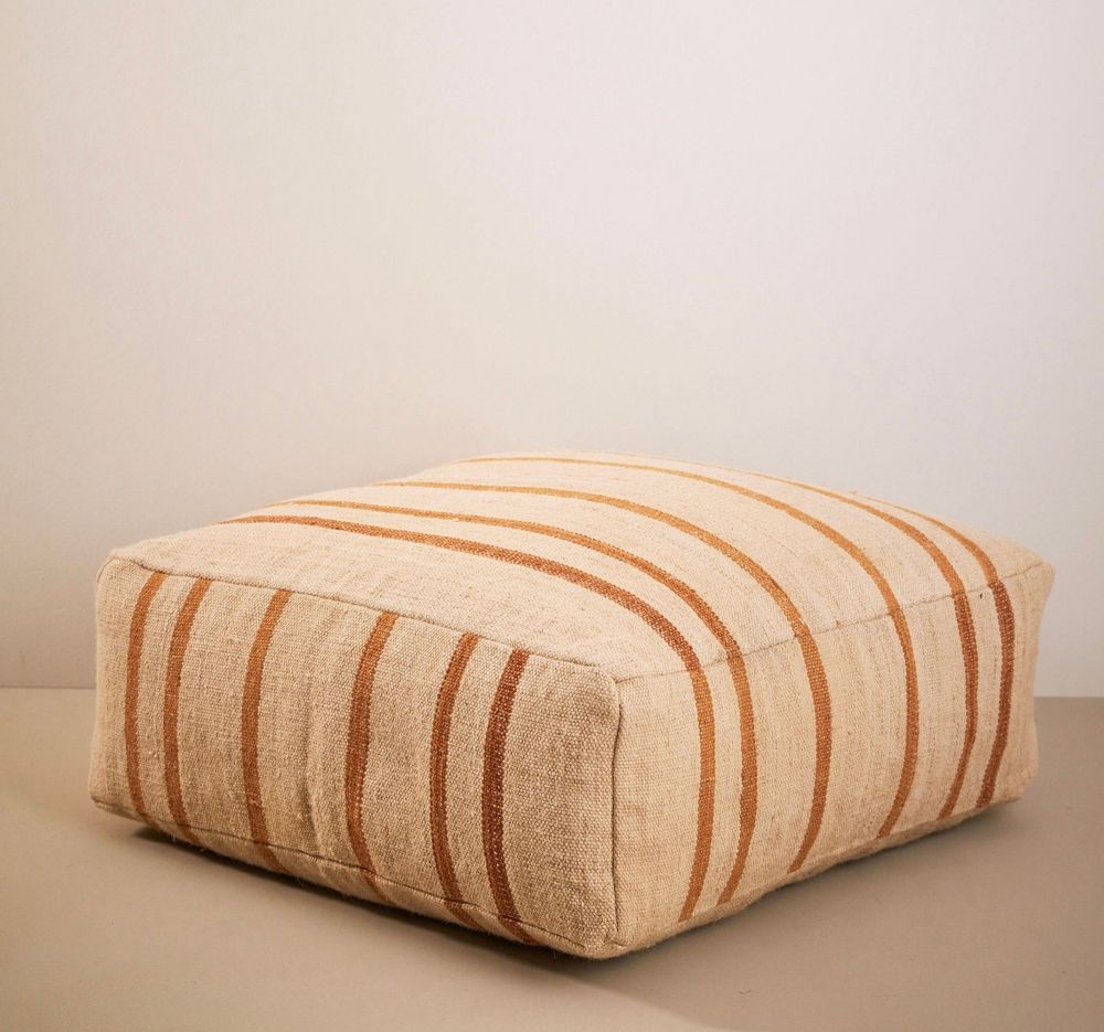 Coussins - Pouf vintage tissé à la main - Pièces uniques - STUDIO AUGUSTIN