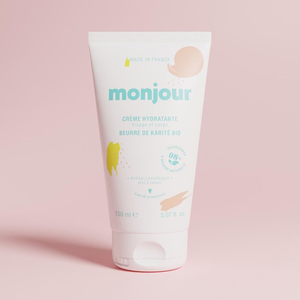 Children's bathtime - Crème hydratante visage & corps - Pour toute la famille - MONJOUR