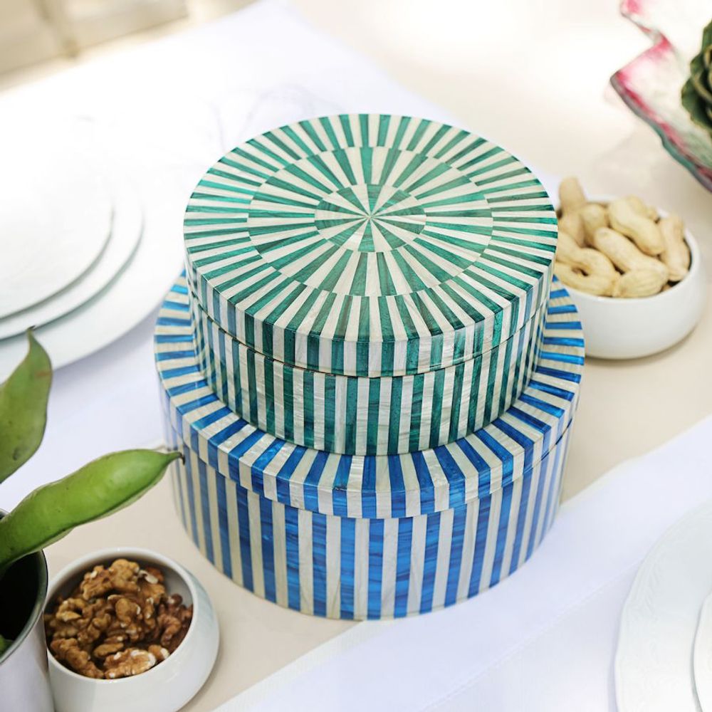 Coffrets et boîtes - Grande boîte en bois en nacre - HYA CONCEPT STORE