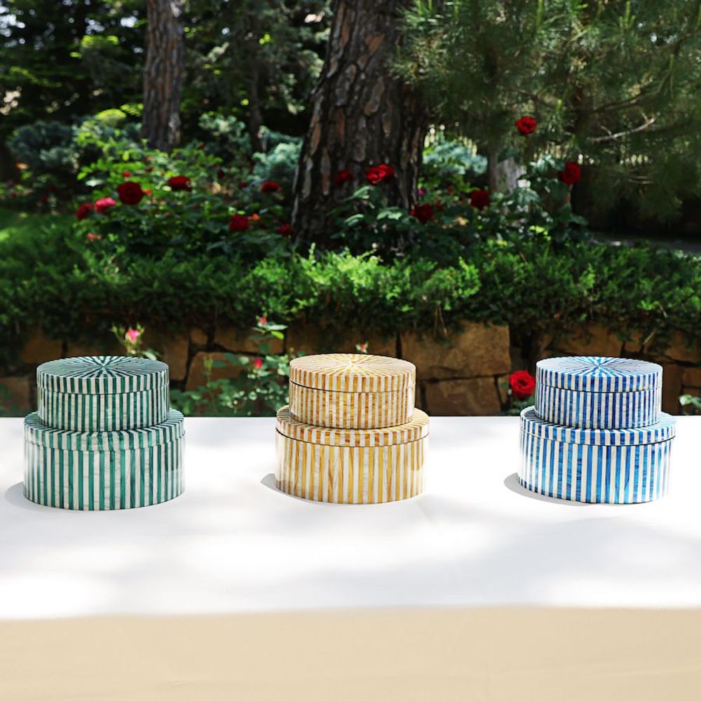 Coffrets et boîtes - Petite boîte en bois en nacre - HYA CONCEPT STORE