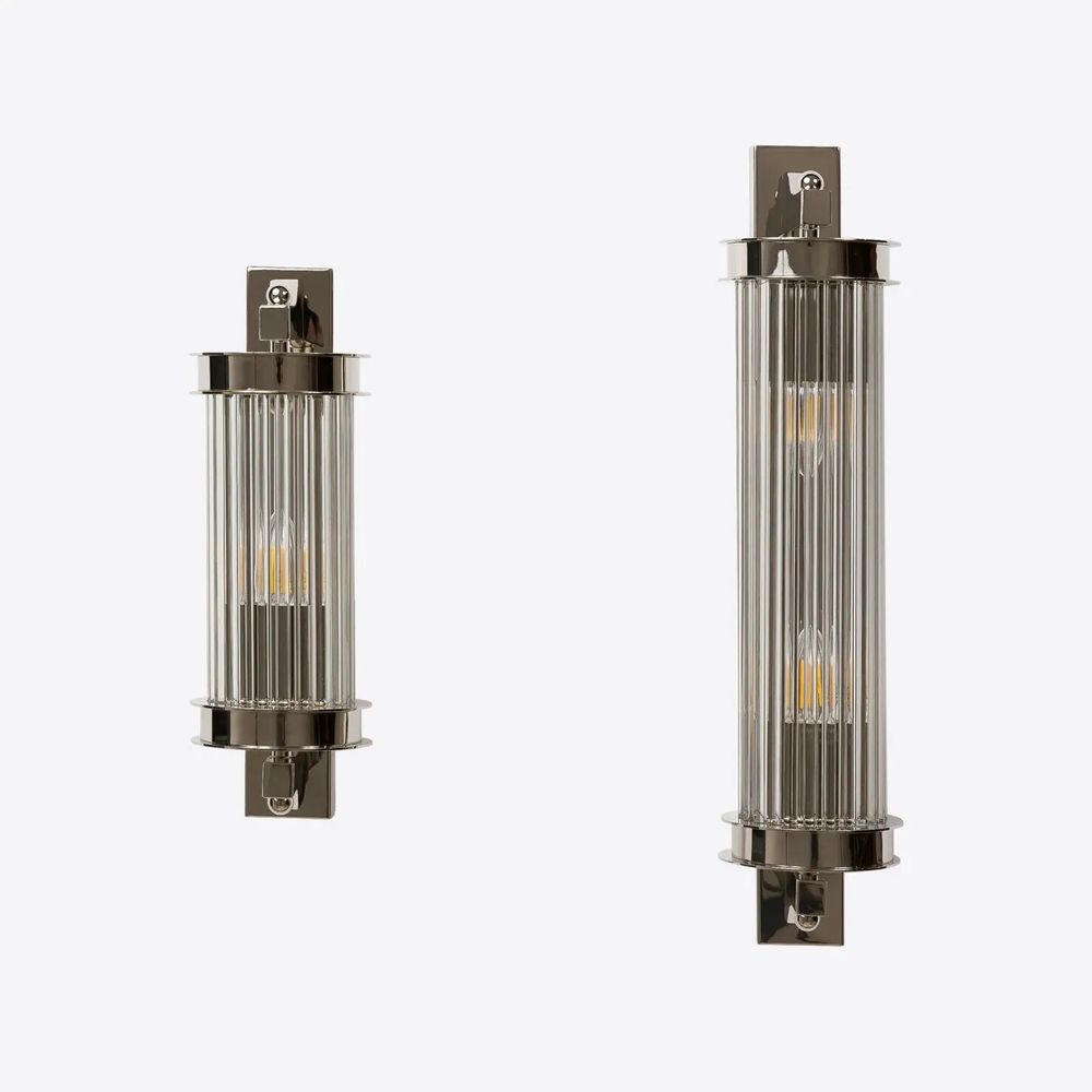 Appliques - Petite applique murale Elon en nickel - PURE WHITE LINES EUROPE