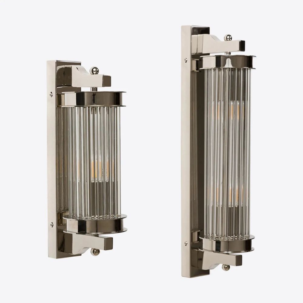 Appliques - Petite applique murale Elon en nickel - PURE WHITE LINES EUROPE