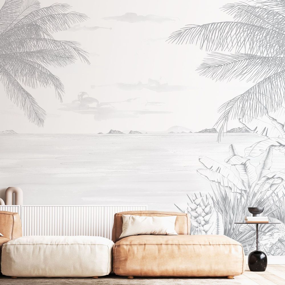 Other wall decoration - Papier peint panoramique Echappée tropicale - ACTE-DECO