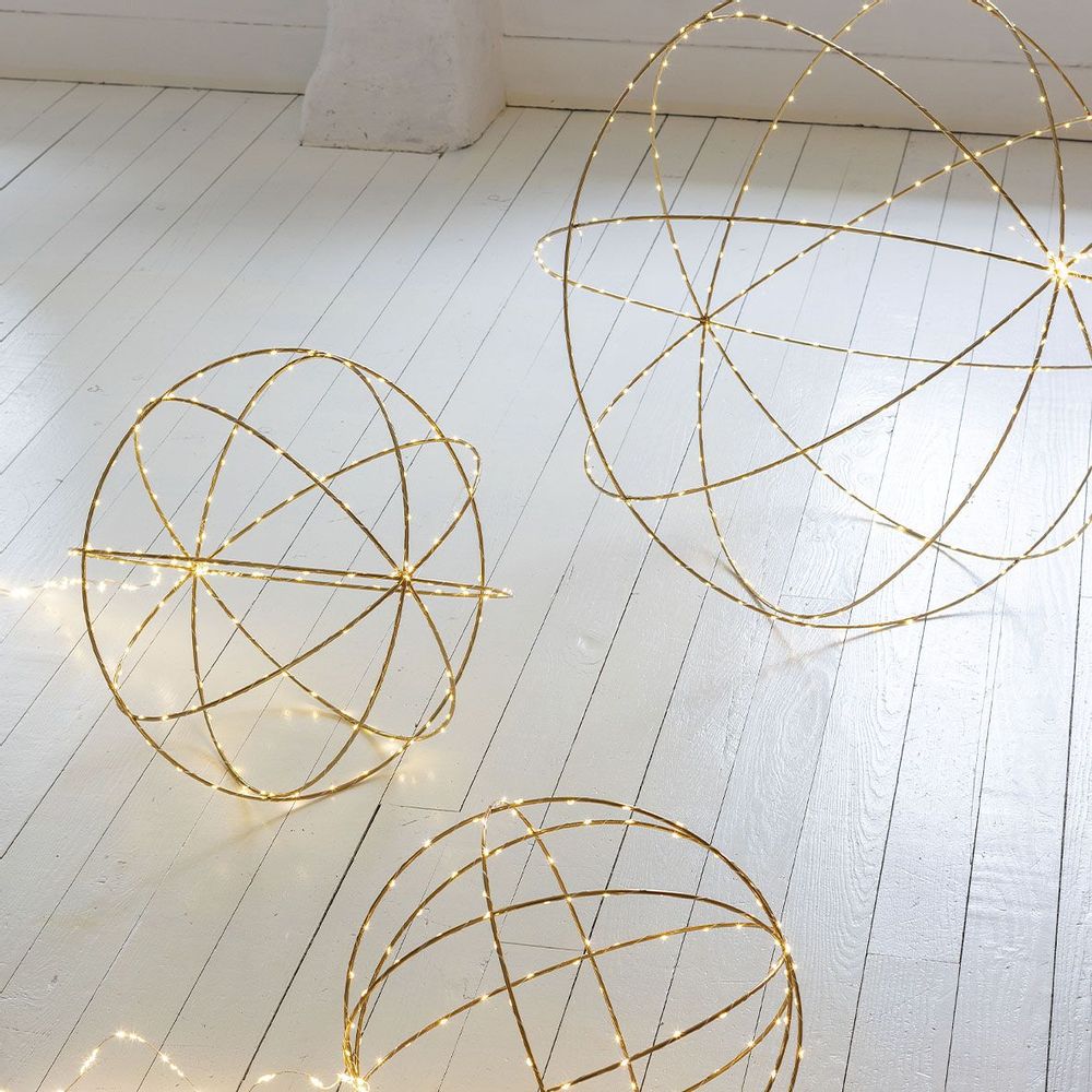 Decorative objects - HELIOS light ball - Small model - ø 40 cm - BLANC D'IVOIRE