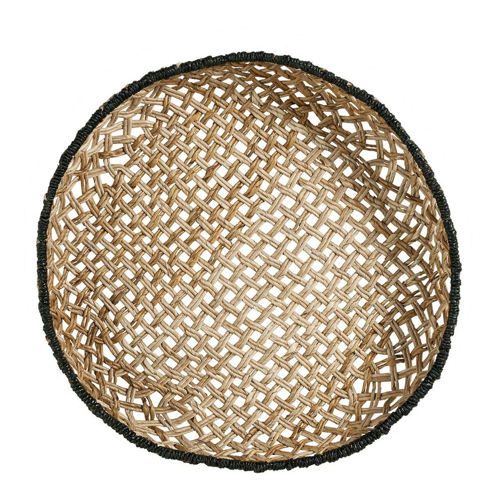 Poster - PAYA wall decoration in abaca - ø 60 cm - BLANC D'IVOIRE