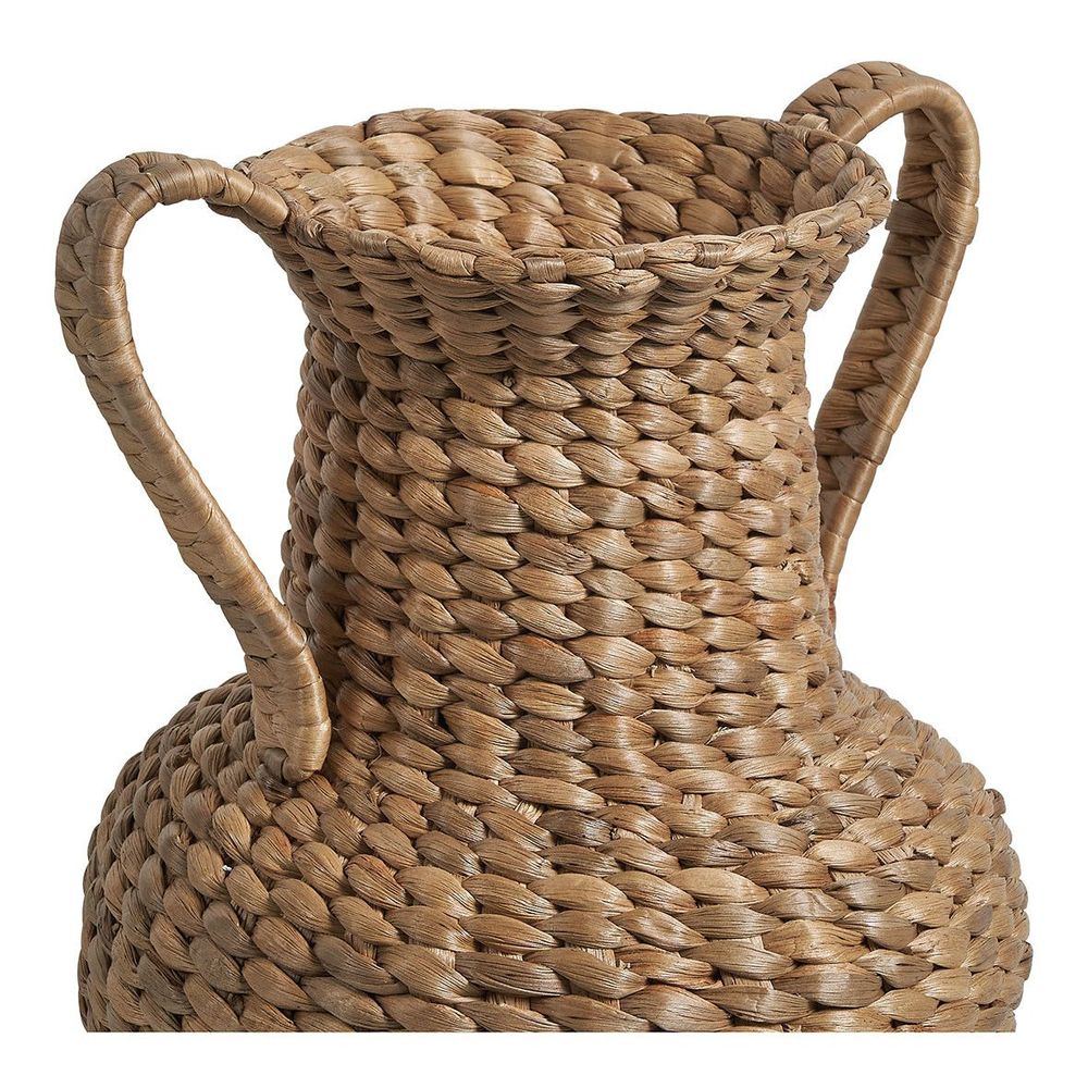 Vases - Vase amphore décorative OASIS en osier - Grand modèle - H. 40 cm - BLANC D'IVOIRE