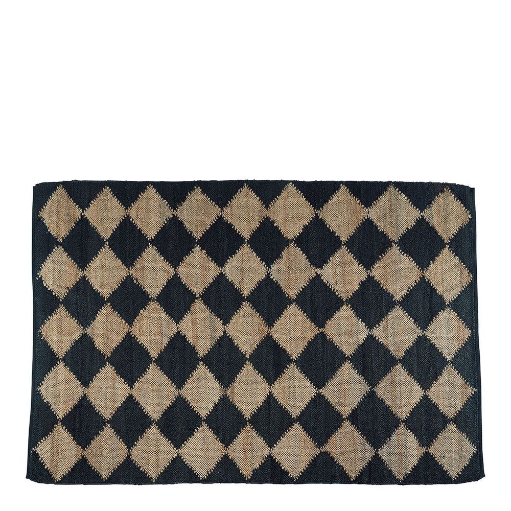 Tapis - Tapis DIAMANT en jute - 300 x 200 cm - BLANC D'IVOIRE