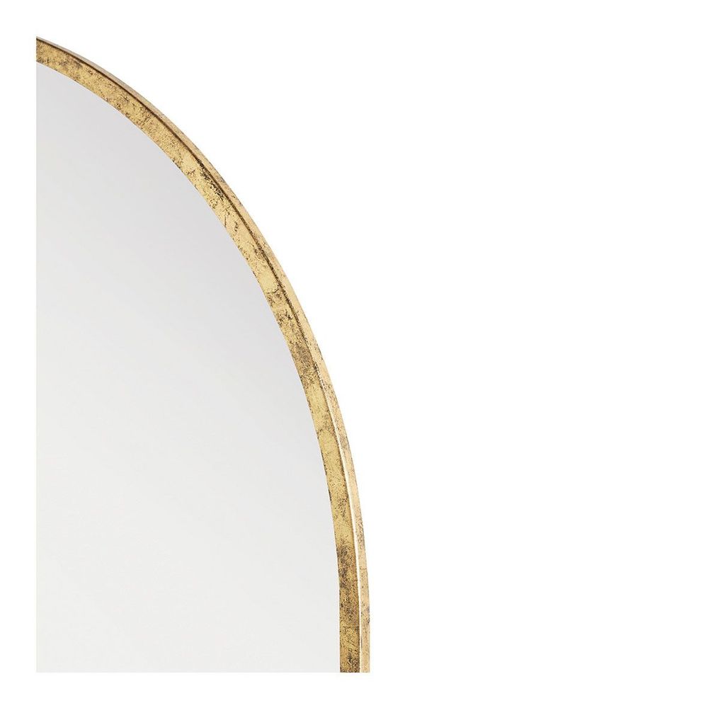 Mirrors - VICTORIA oval illuminated mirror in brass-finish metal - H. 104 cm - BLANC D'IVOIRE