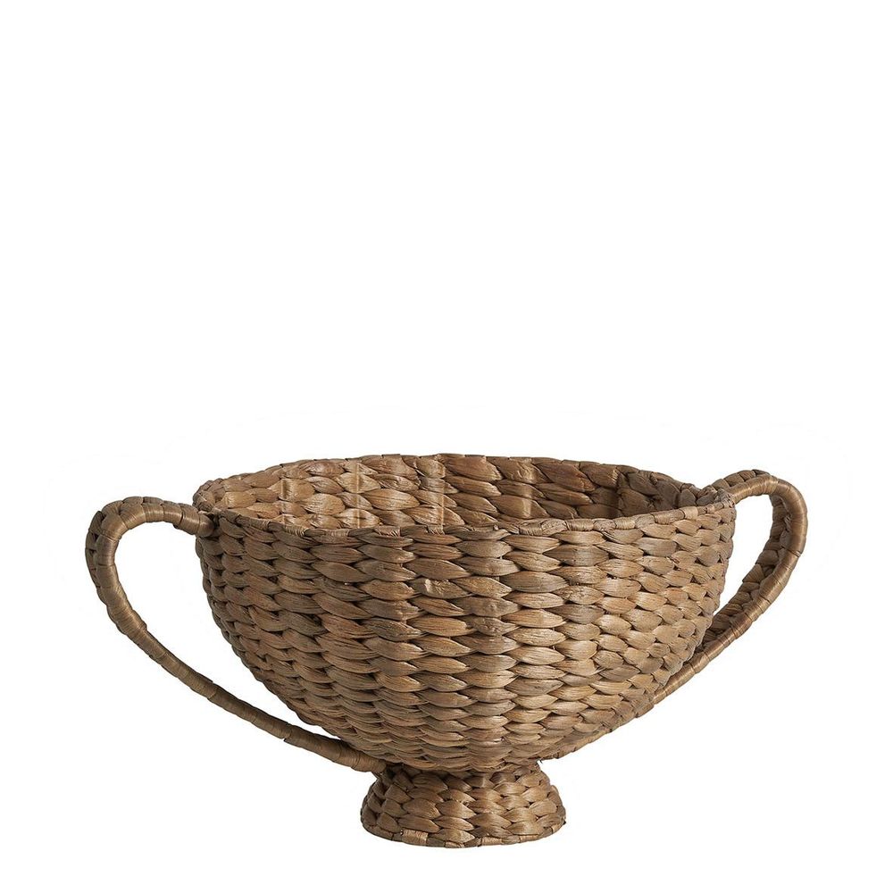 Objets de décoration - Coupe décorative OASIS en jacinthe d'eau - ø 27 cm - BLANC D'IVOIRE