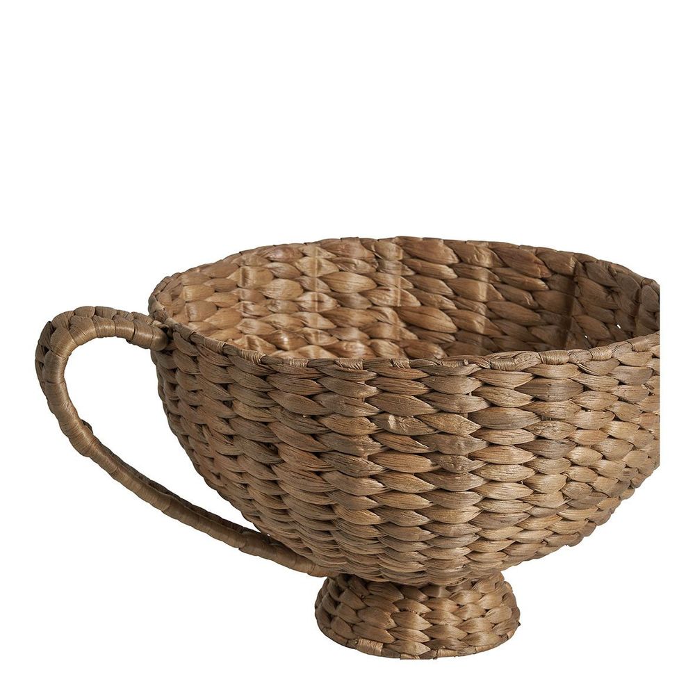 Objets de décoration - Coupe décorative OASIS en jacinthe d'eau - ø 27 cm - BLANC D'IVOIRE