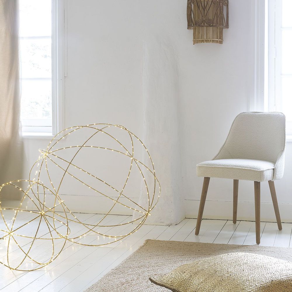 Decorative objects - HELIOS light ball - Large model - ø 80 cm - BLANC D'IVOIRE