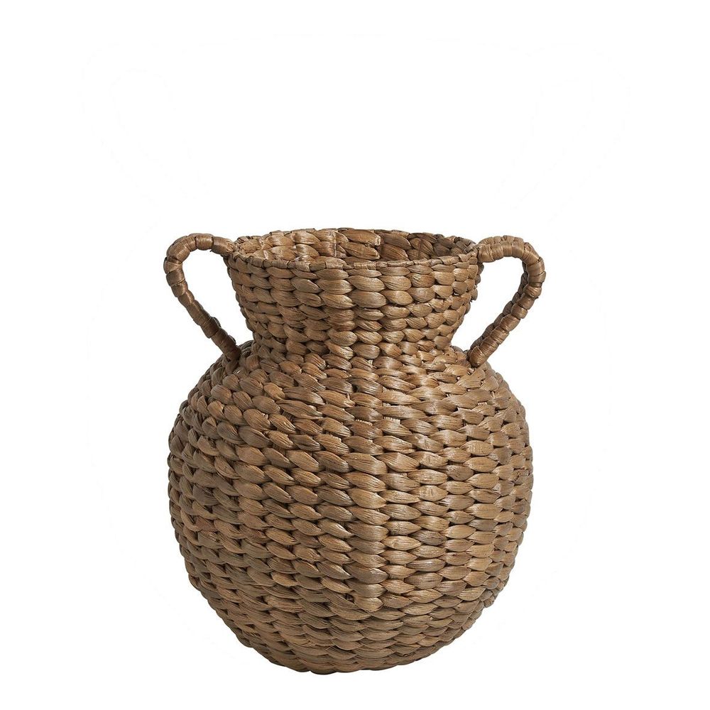 Vases - OASIS decorative amphora vase in wicker - Small model - H. 26 cm - BLANC D'IVOIRE