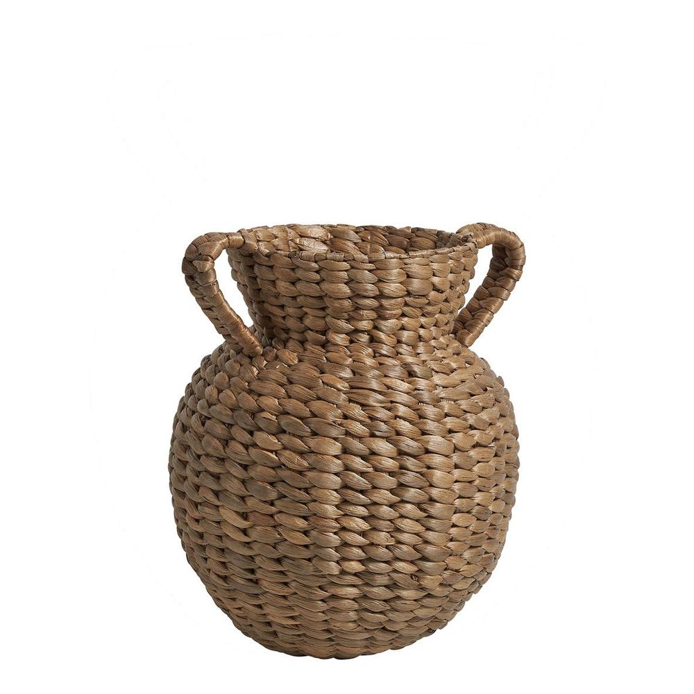 Vases - OASIS decorative amphora vase in wicker - Small model - H. 26 cm - BLANC D'IVOIRE
