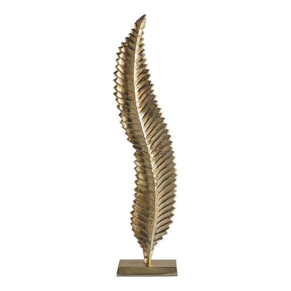 Objets de décoration - Statue FEUILLE - BLANC D'IVOIRE
