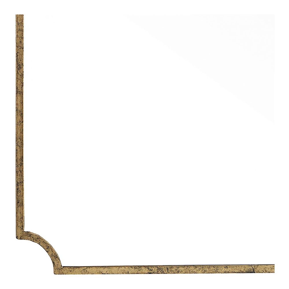 Mirrors - MARGAUX mirror in aged gold metal - H. 120 cm - BLANC D'IVOIRE