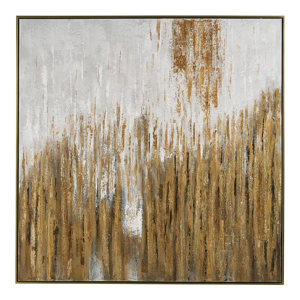 Tableaux - Tableau LUMINA - 100 x 100 cm - BLANC D'IVOIRE