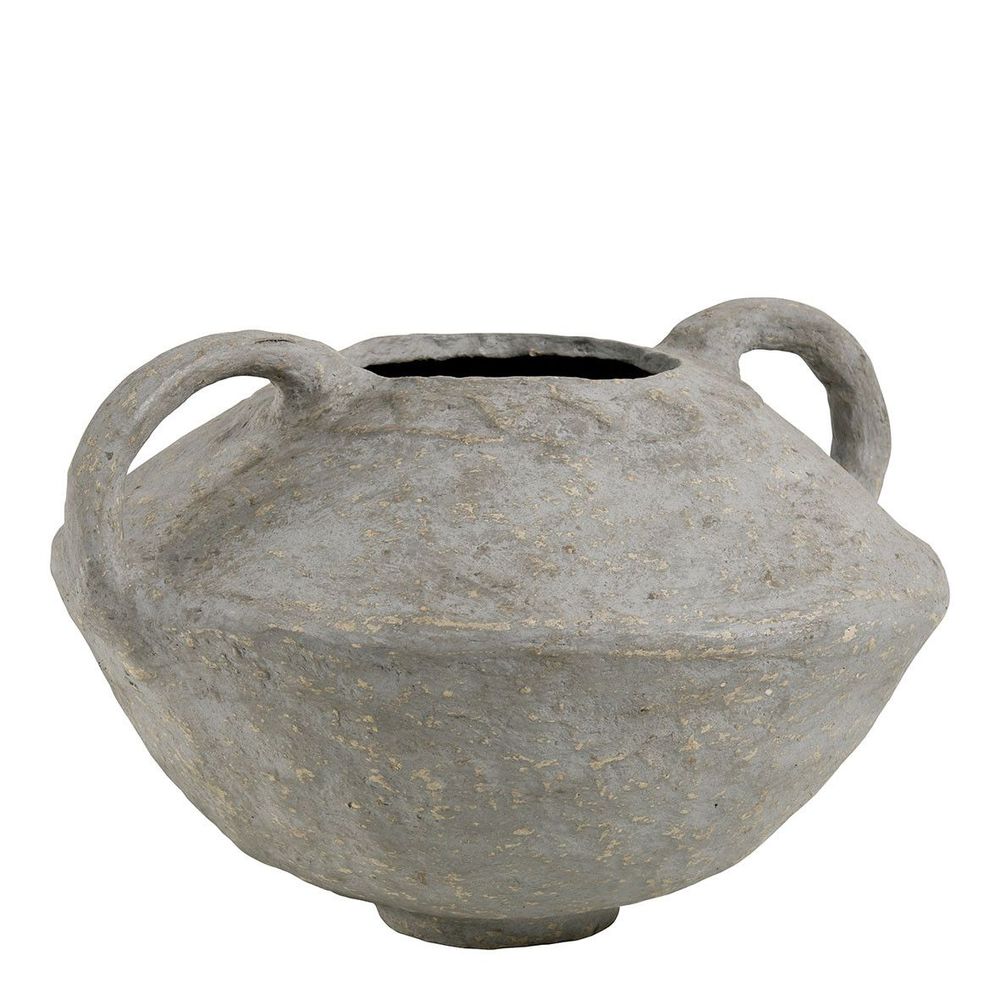 Decorative objects - CALISTA decorative paper mache cup - H. 30 cm - BLANC D'IVOIRE
