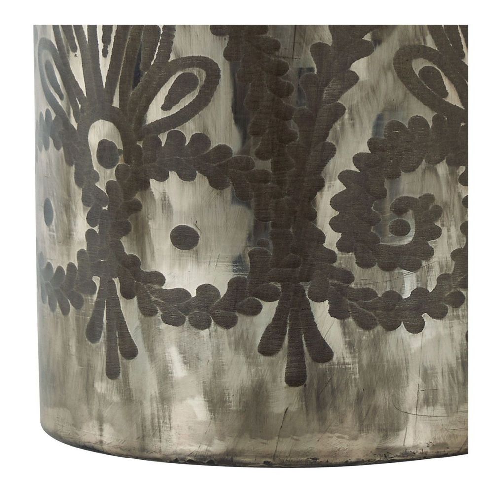 Vases - HERA straight vase in frosted glass - ø 20.5 x 46.5 cm - BLANC D'IVOIRE