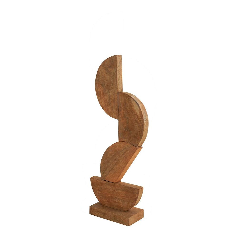 Decorative objects - ASMA statue in mango wood - Small model - 21.5 x 9.5 x 57 cm - BLANC D'IVOIRE