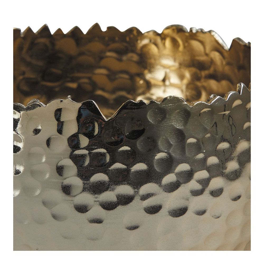 Bougeoirs et photophores - Photophore TEYRAN champagne doré - Petit modèle - BLANC D'IVOIRE