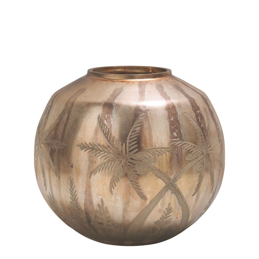 Vases - Vase Mirage boule rose doré mat - BLANC D'IVOIRE