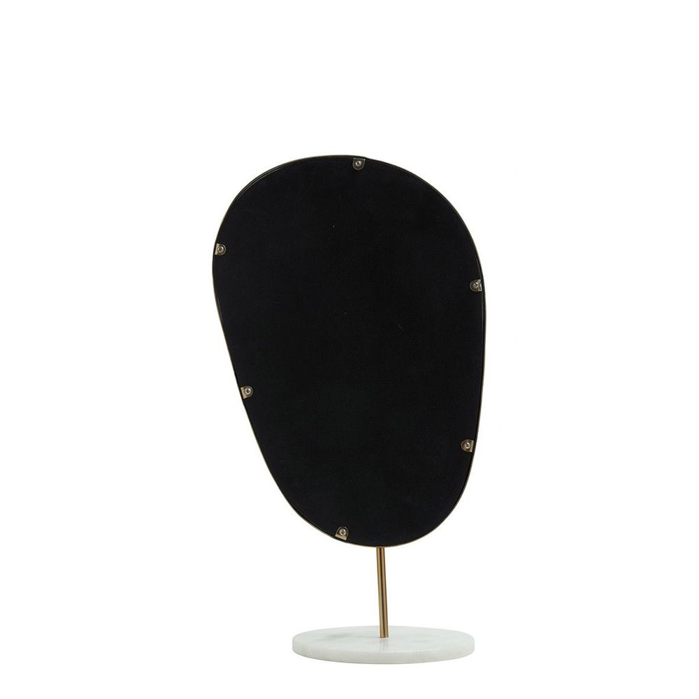 Miroirs - Miroir Marbre sur pied - BLANC D'IVOIRE