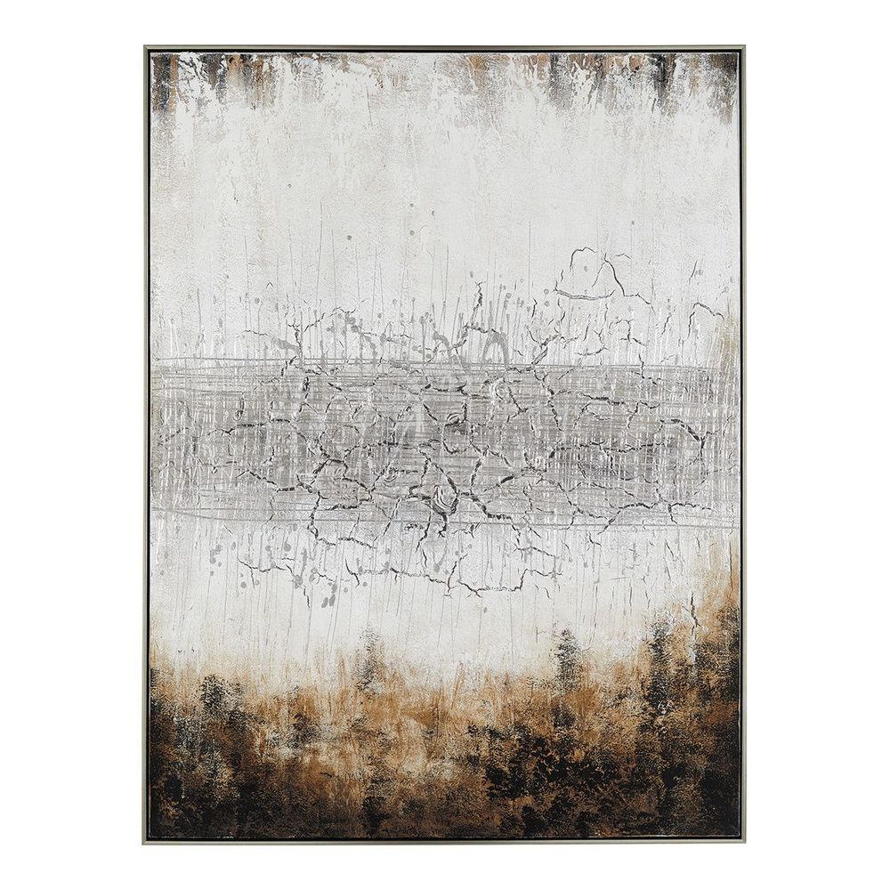 Tableaux - Tableau ABSTRACT 9 - BLANC D'IVOIRE