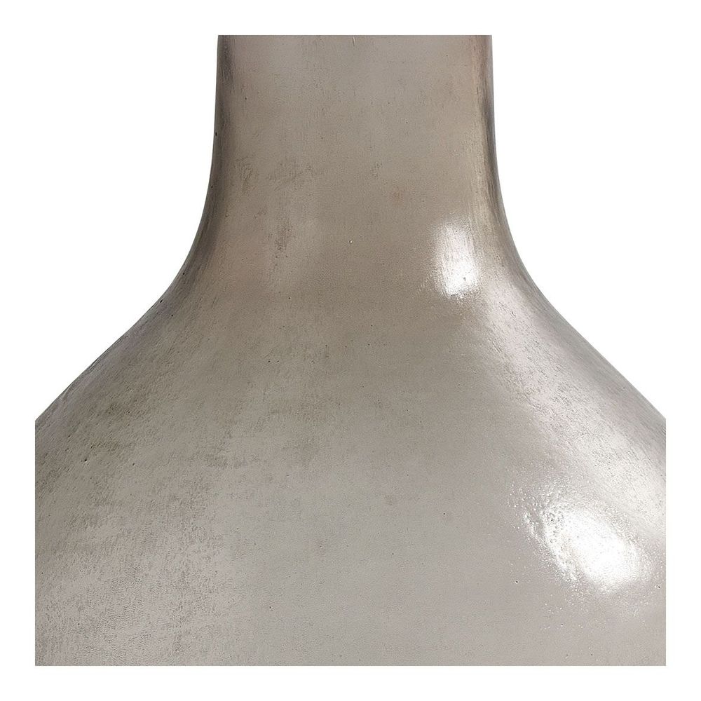 Vases - JEANNE carboy vase in pink frosted glass - Small model - H. 37 cm - BLANC D'IVOIRE