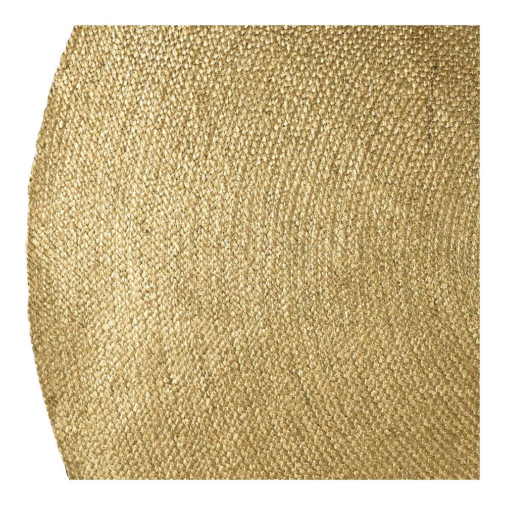 Rugs - APOLLO round jute rug - Gold - Large model - ø 200 cm - BLANC D'IVOIRE