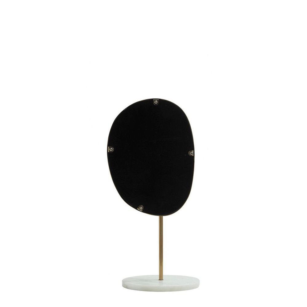 Miroirs - Miroir Marbre sur pied - BLANC D'IVOIRE
