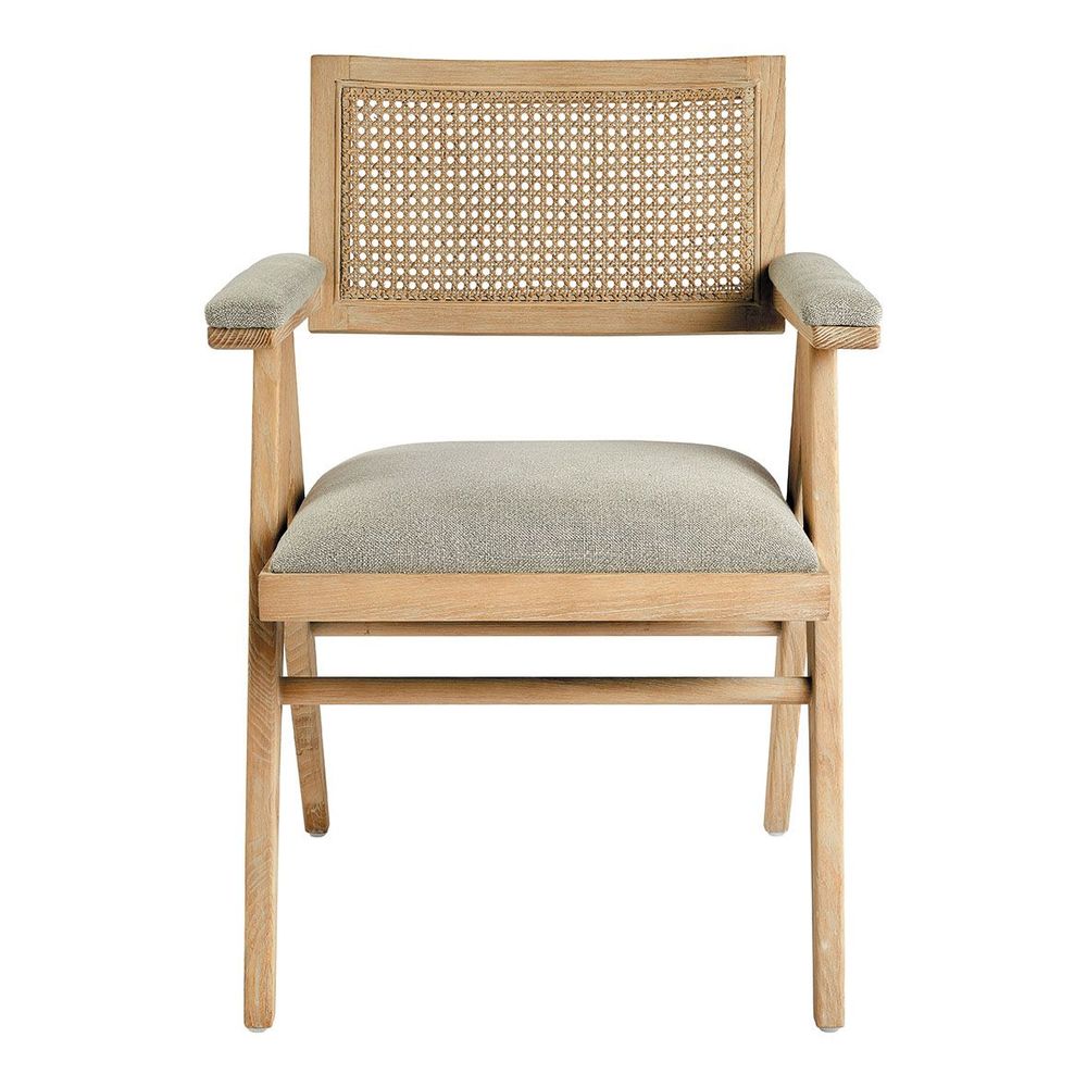 Chaises - Fauteuil COLBY haut beige - BLANC D'IVOIRE