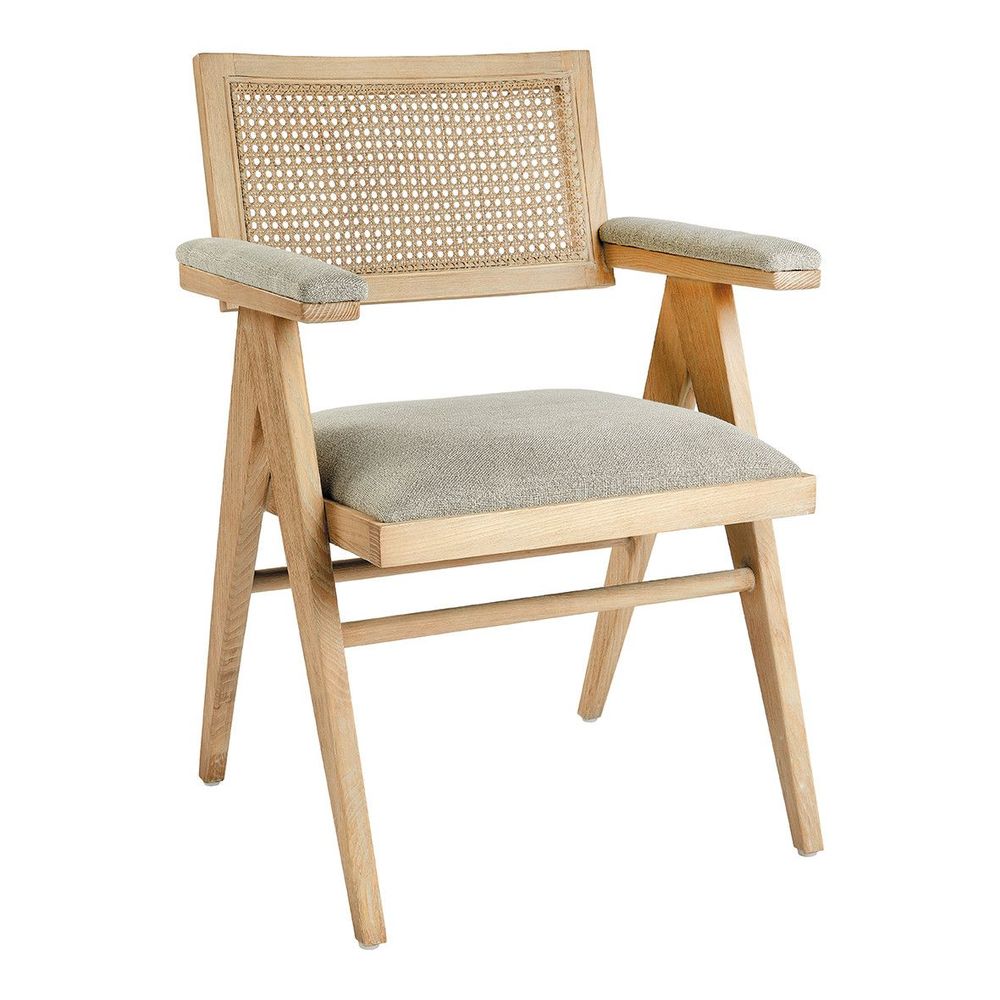 Chaises - Fauteuil COLBY haut beige - BLANC D'IVOIRE