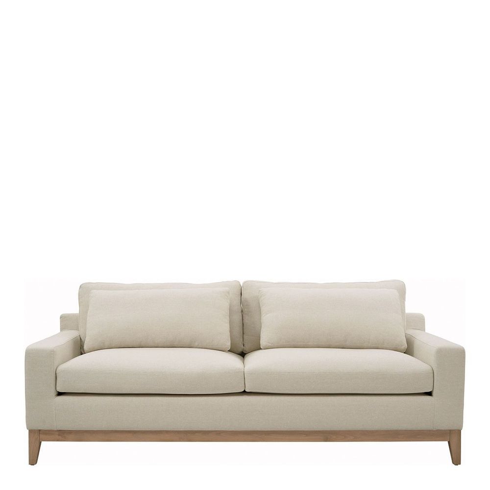 Sofas - LEONORE sofa in linen blend - Ecru - BLANC D'IVOIRE