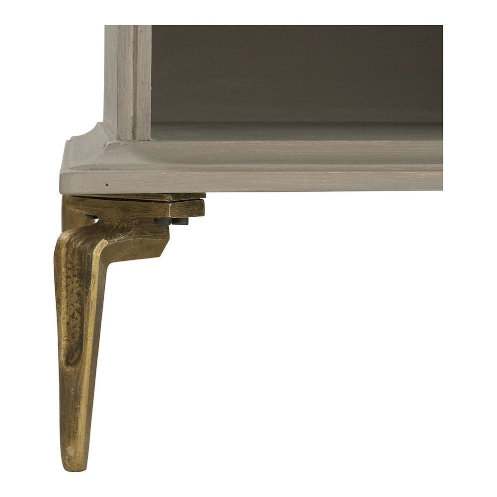 Tables de nuit - Chevet GABRIELLE taupe - BLANC D'IVOIRE