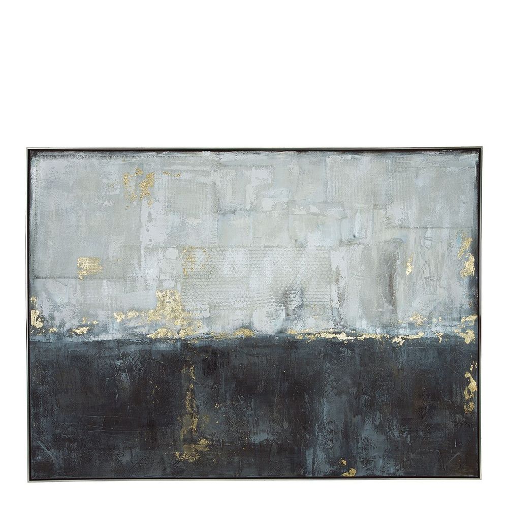 Paintings - BLACK CLOUD painting - BLANC D'IVOIRE
