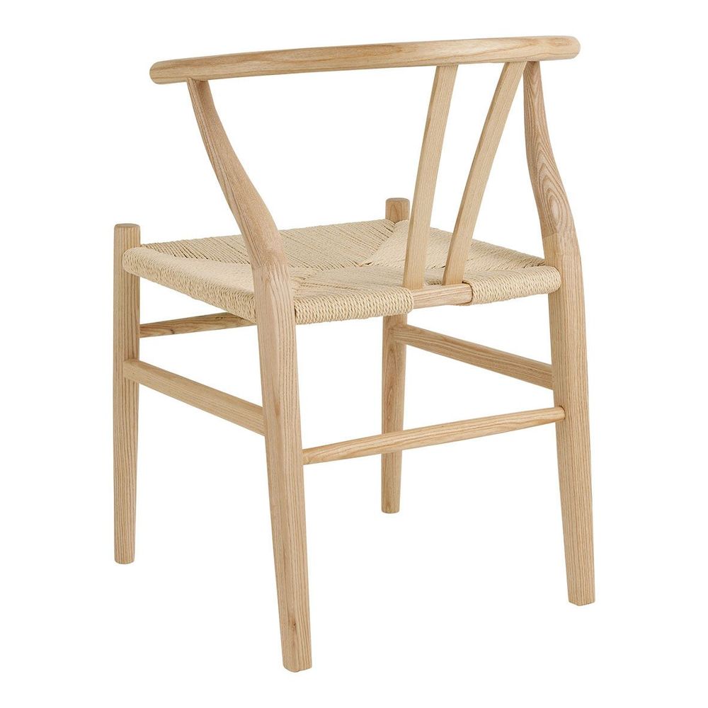 Chaises - Chaise NJORD - Bois blond - BLANC D'IVOIRE