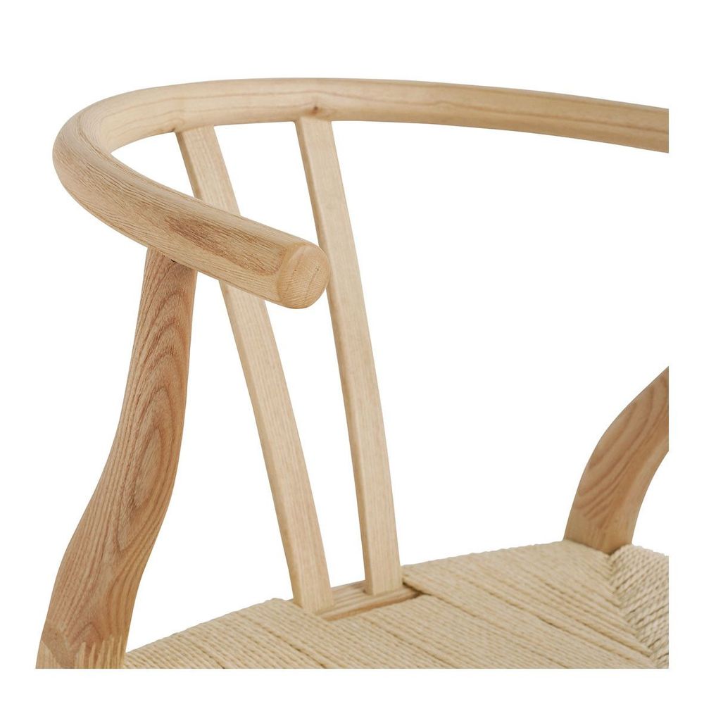 Chaises - Chaise NJORD - Bois blond - BLANC D'IVOIRE