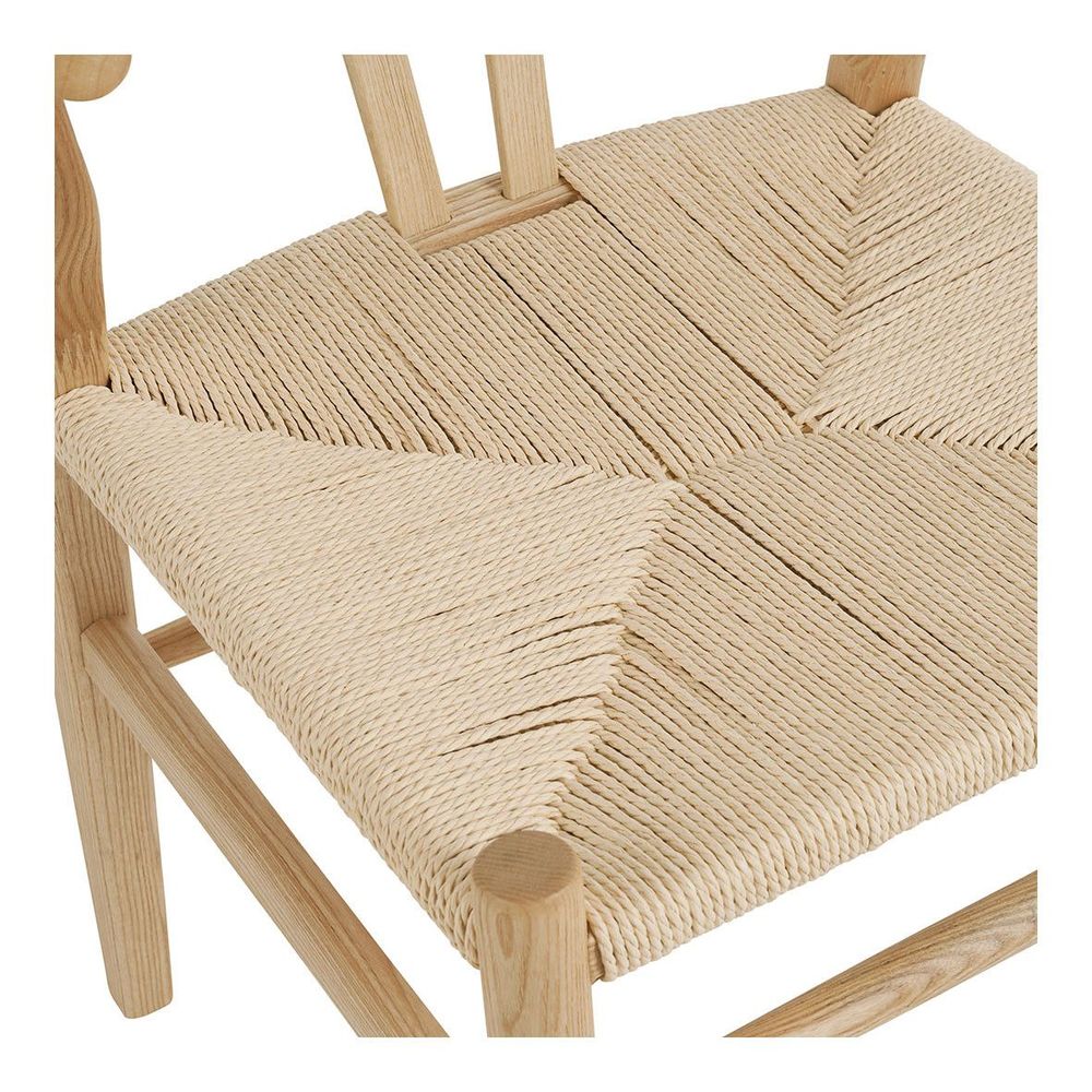 Chaises - Chaise NJORD - Bois blond - BLANC D'IVOIRE