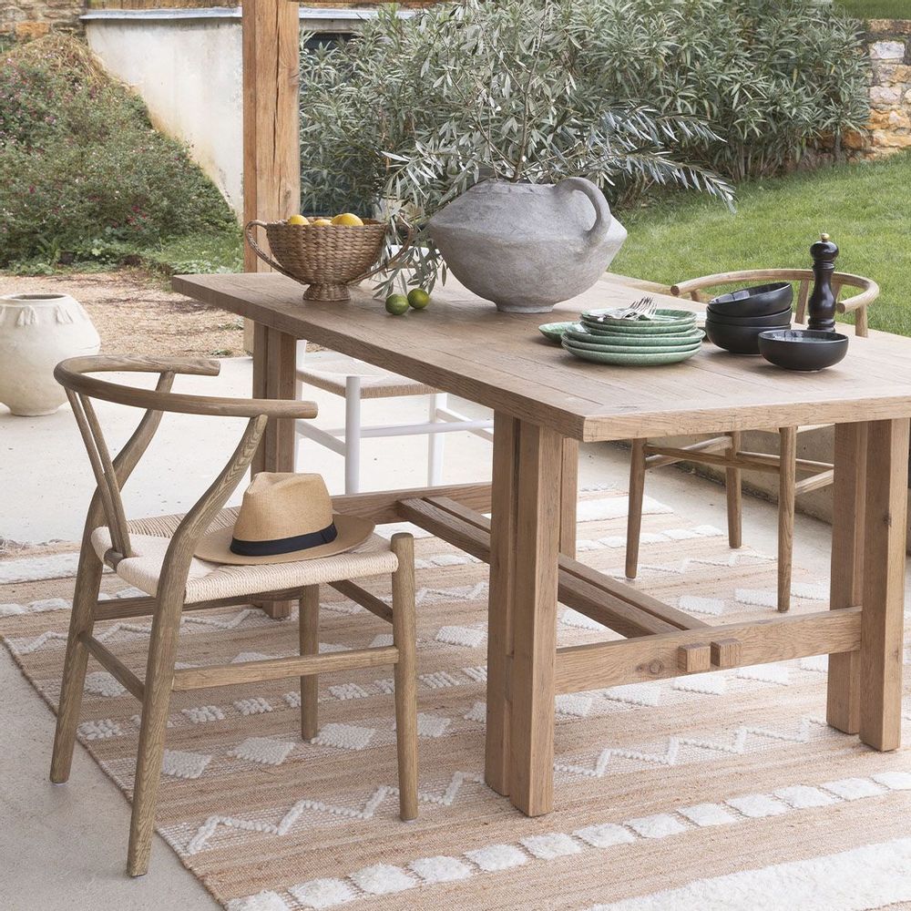 Coffee tables - MARCELLE light oak table - BLANC D'IVOIRE