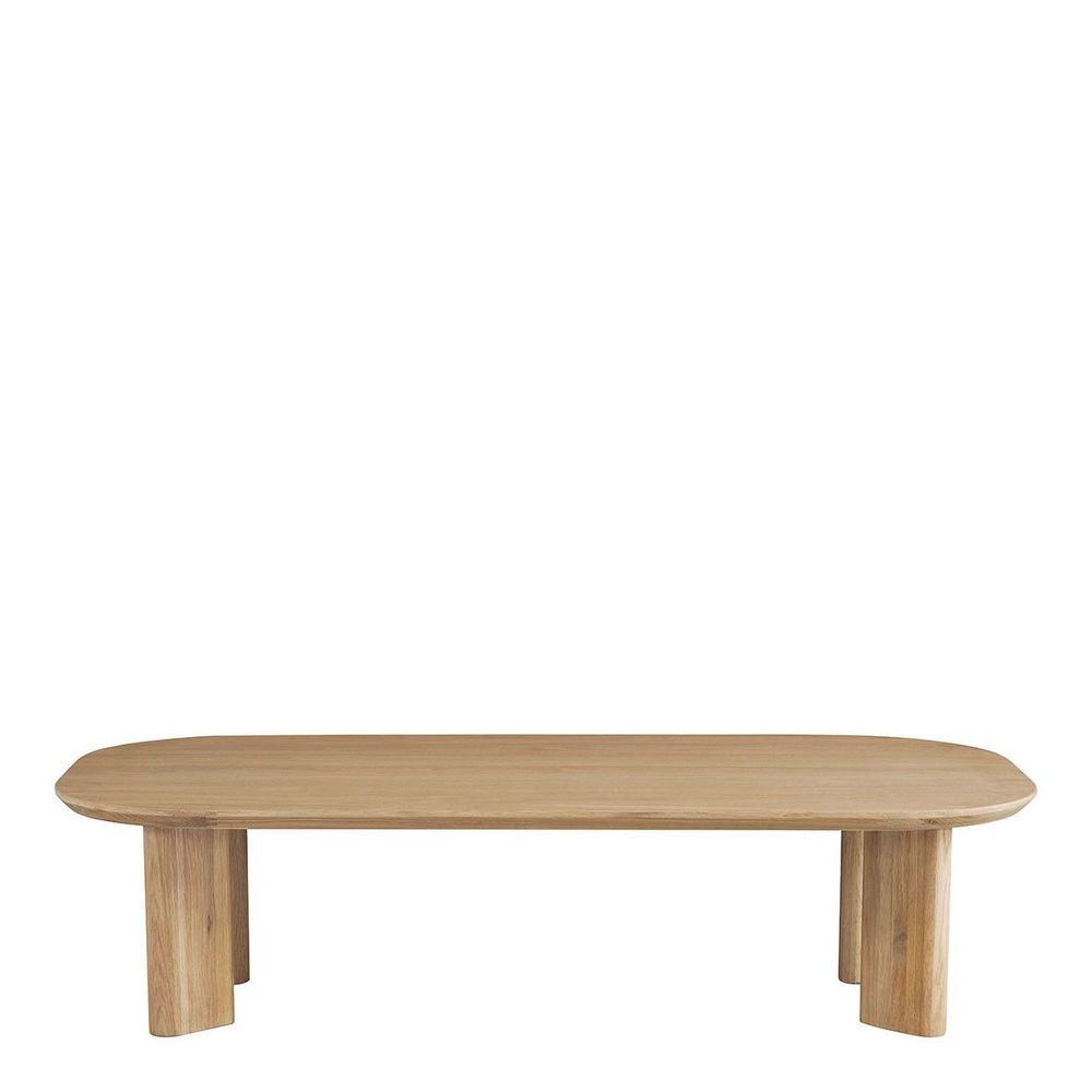 Other tables - SIMONA light oak coffee table - BLANC D'IVOIRE